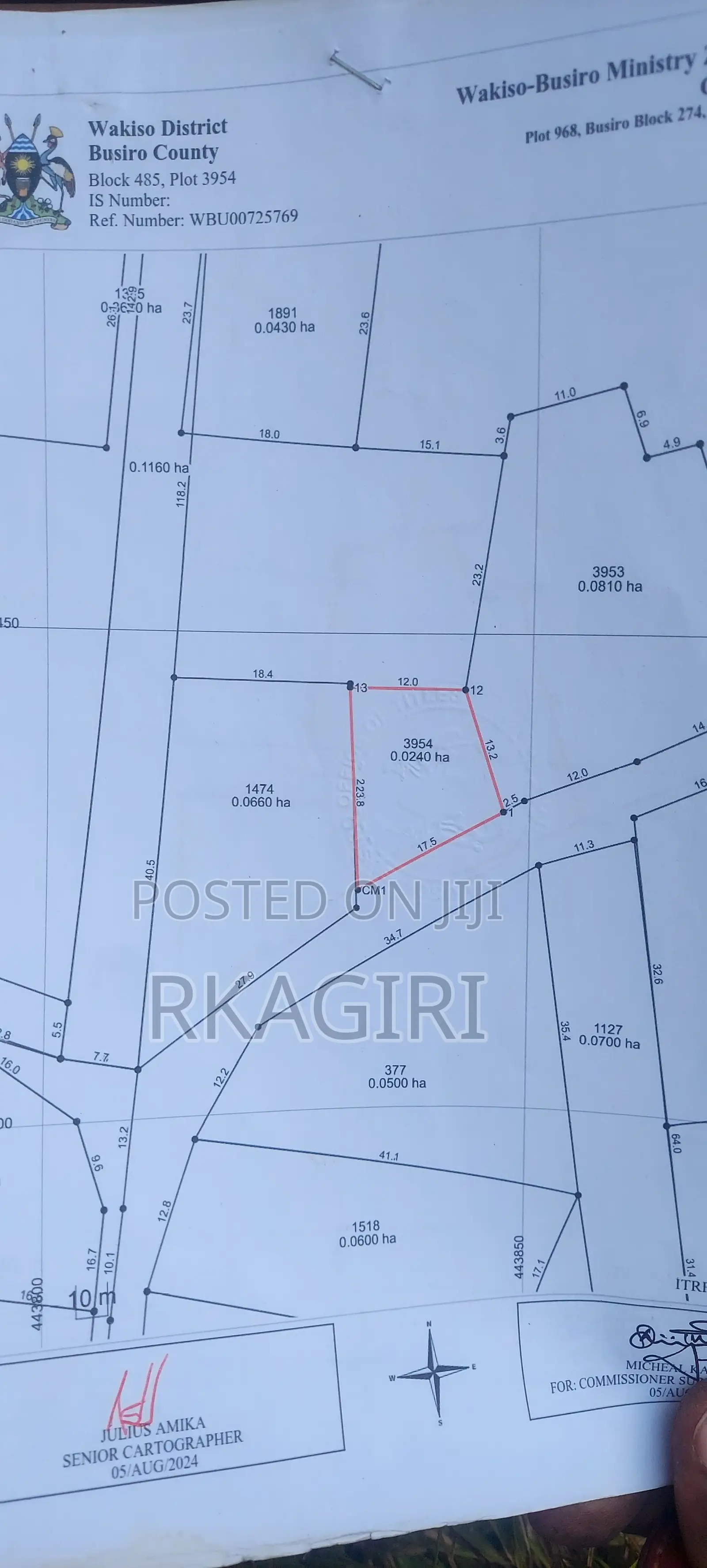 Commercial Plot at Mazi Near Zion Estate 6 Decimals