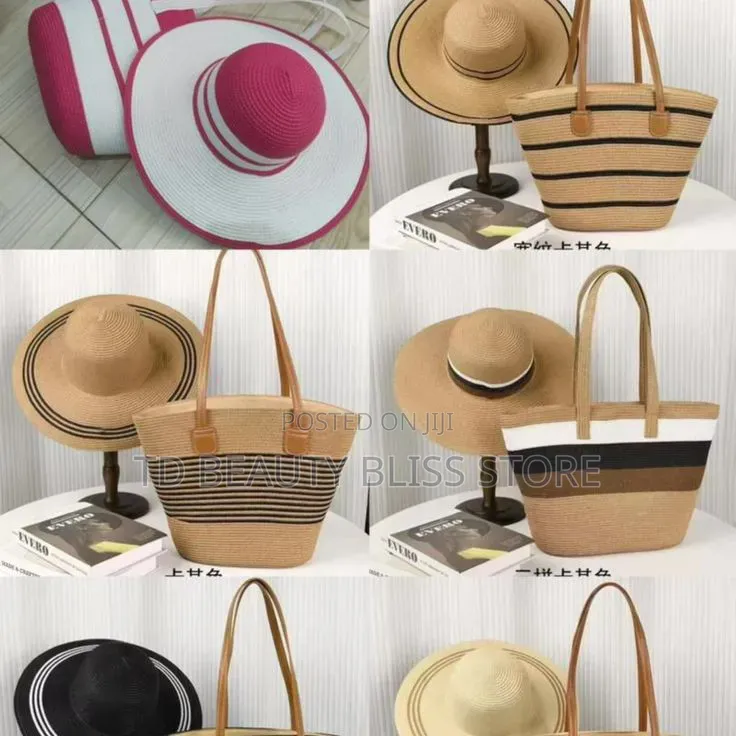 Beach Bag Hat Combo