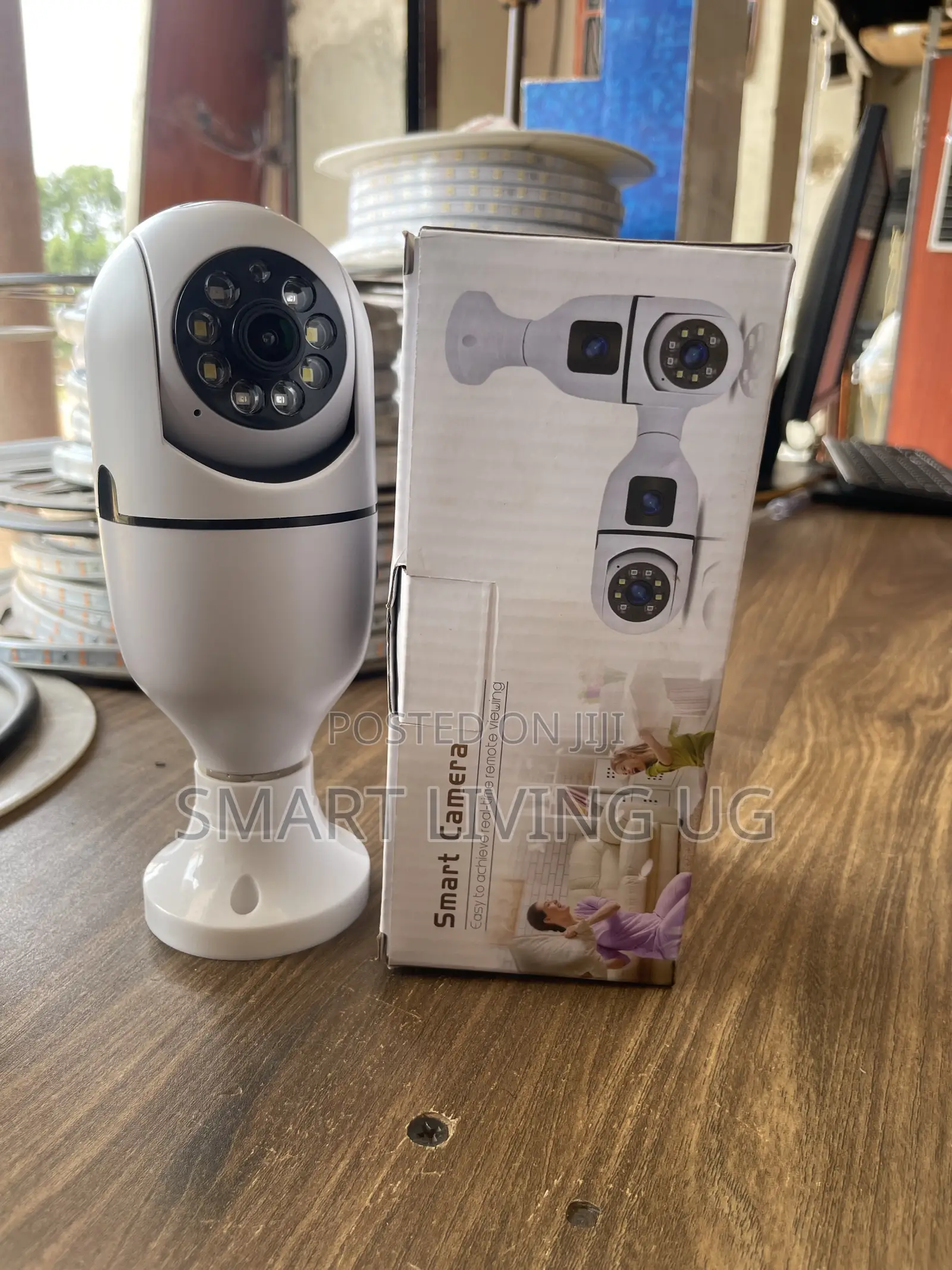 Hidden-Style Bulb Security Camera – Smart WiFi CCTV