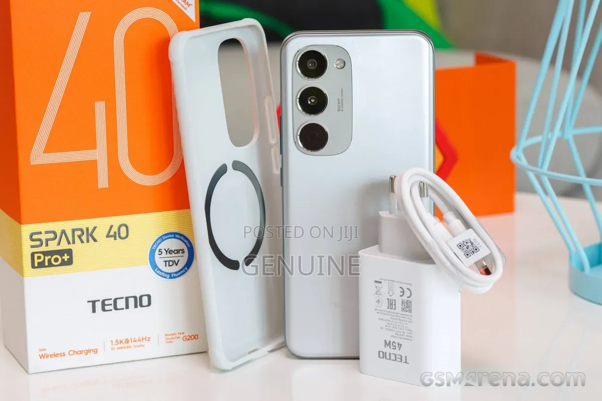 New Tecno Spark 40 Pro+ 256 GB White