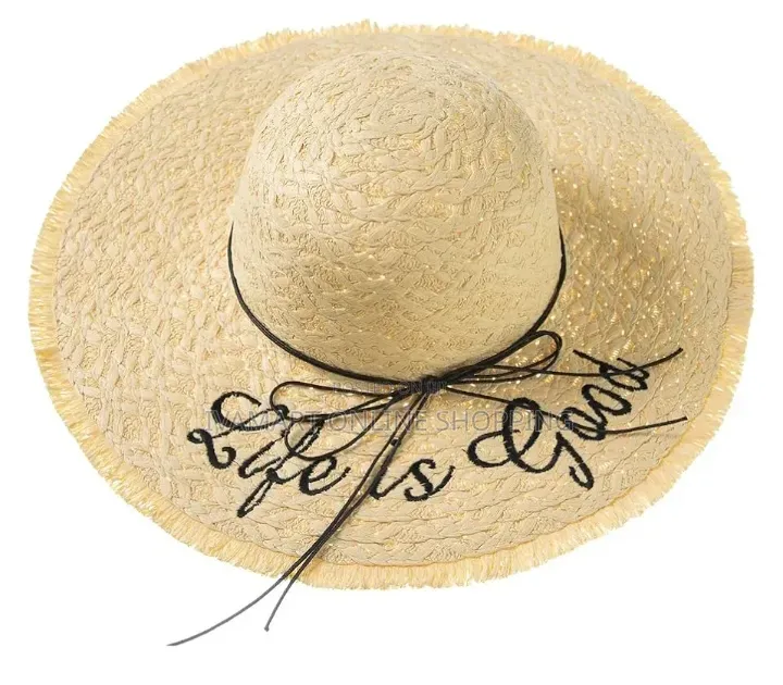 Life Is Good / Hello Sunshine Stylish Woman Beach / Sun Hats