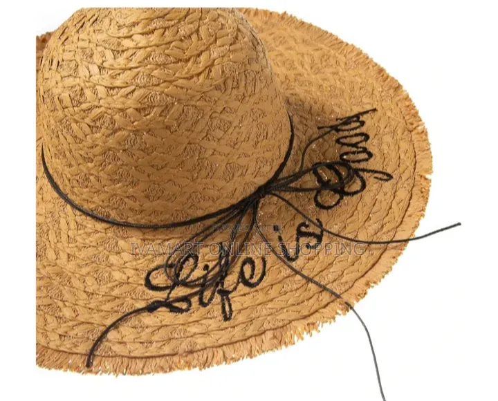 Life Is Good / Hello Sunshine Stylish Woman Beach / Sun Hats