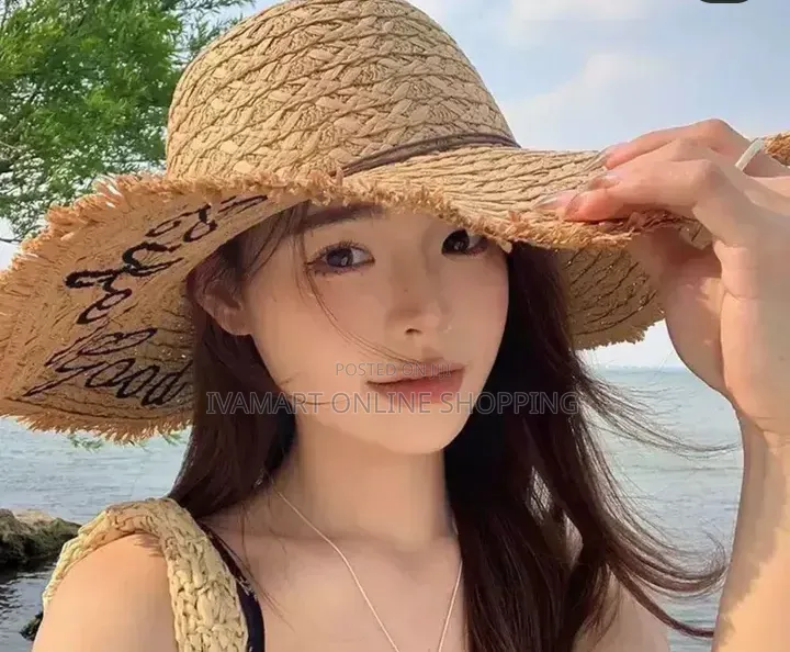 Life Is Good / Hello Sunshine Stylish Woman Beach / Sun Hats