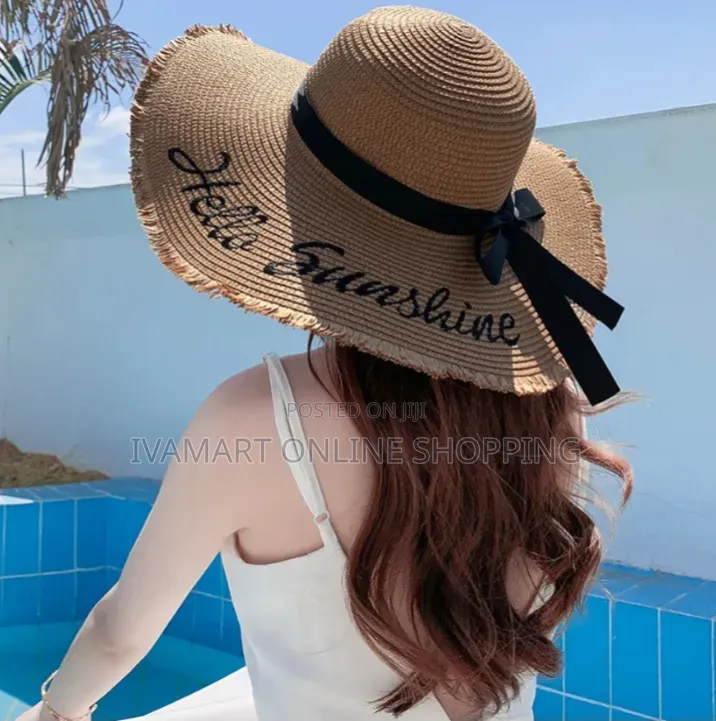 Life Is Good / Hello Sunshine Stylish Woman Beach / Sun Hats