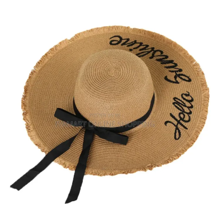 Life Is Good / Hello Sunshine Stylish Woman Beach / Sun Hats