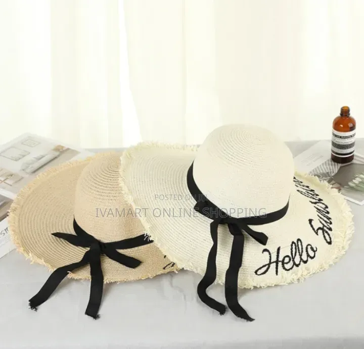 Life Is Good / Hello Sunshine Stylish Woman Beach / Sun Hats