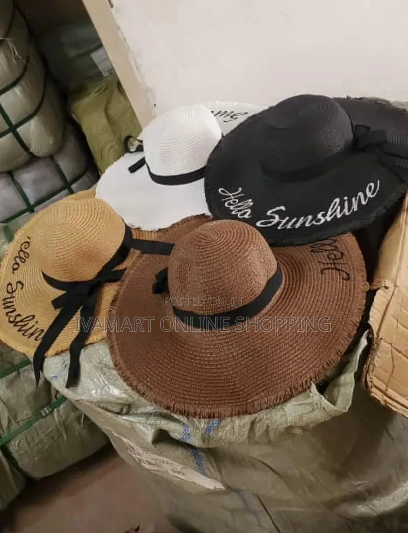 Life Is Good / Hello Sunshine Stylish Woman Beach / Sun Hats