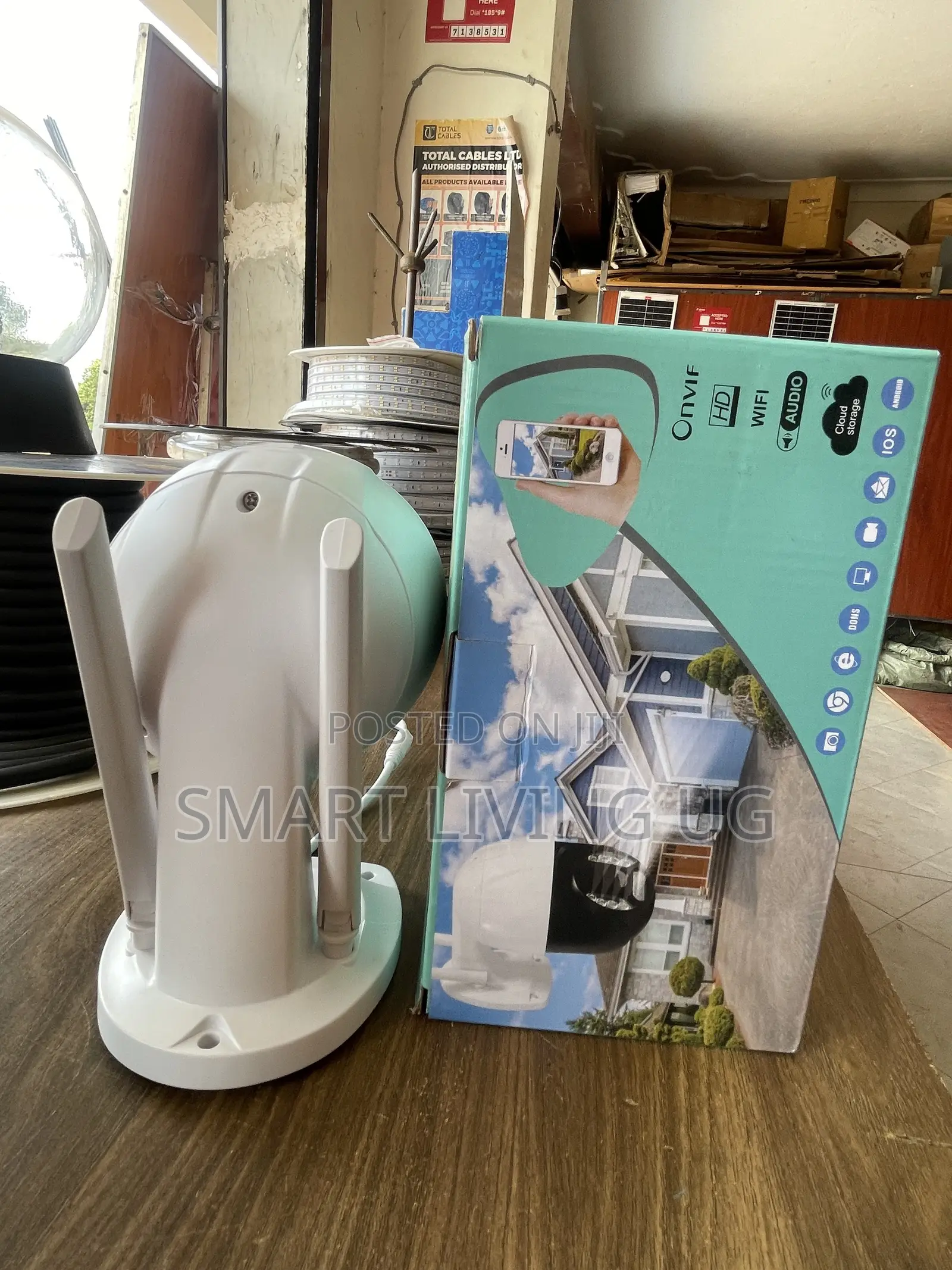 Smart WiFi Security Camera HD With Night Vision Audio