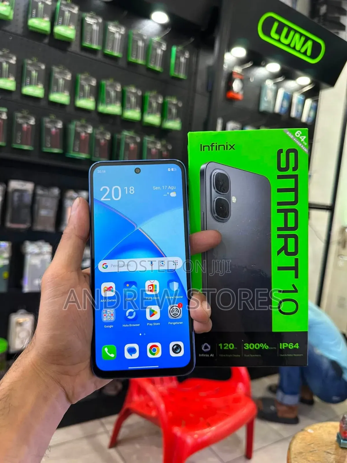 New Infinix Smart 10 128 GB Blue