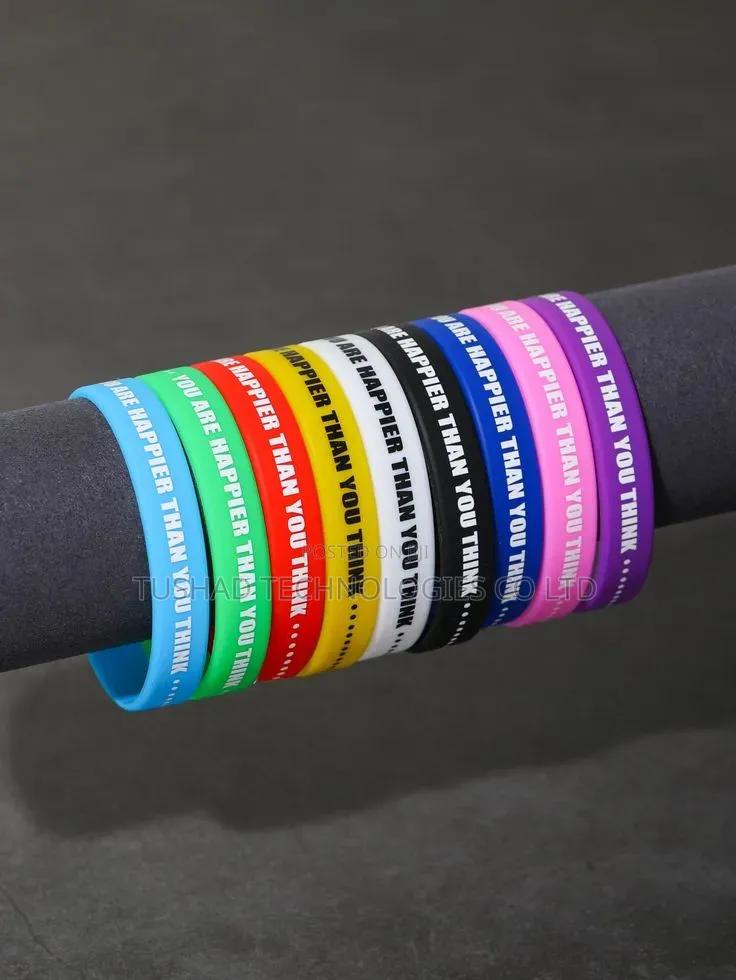 Engraved Wristbands, Customized Armbands, Rubber Branded Wrist Bands