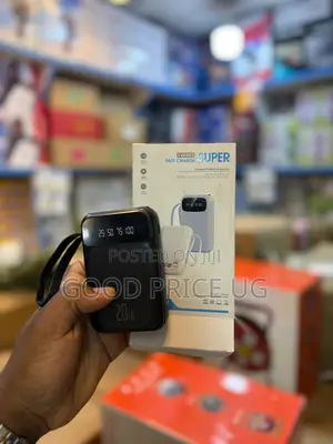 Compact 20W Fast-Charging 4 Wires Fast Charge Super Power Bank