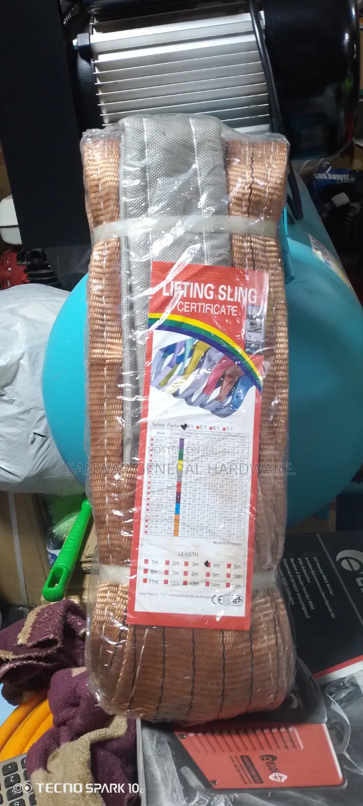 Lifting Sling Belt (4m*6Tons)Certified Original