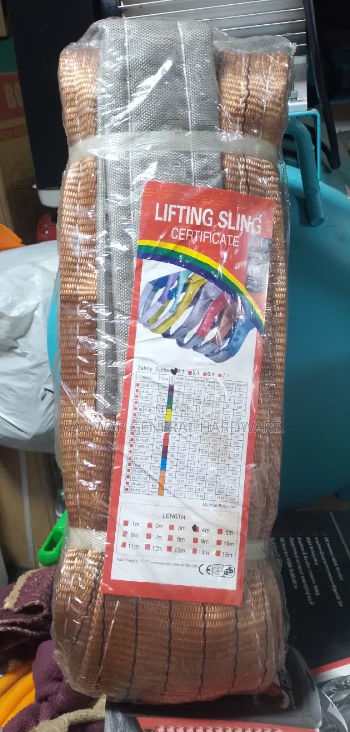 Lifting Sling Belt (4m*6Tons)Certified Original