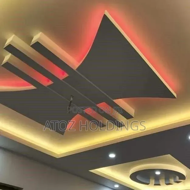 Gypsum Ceiling Design Customization, Supply Instant Installation