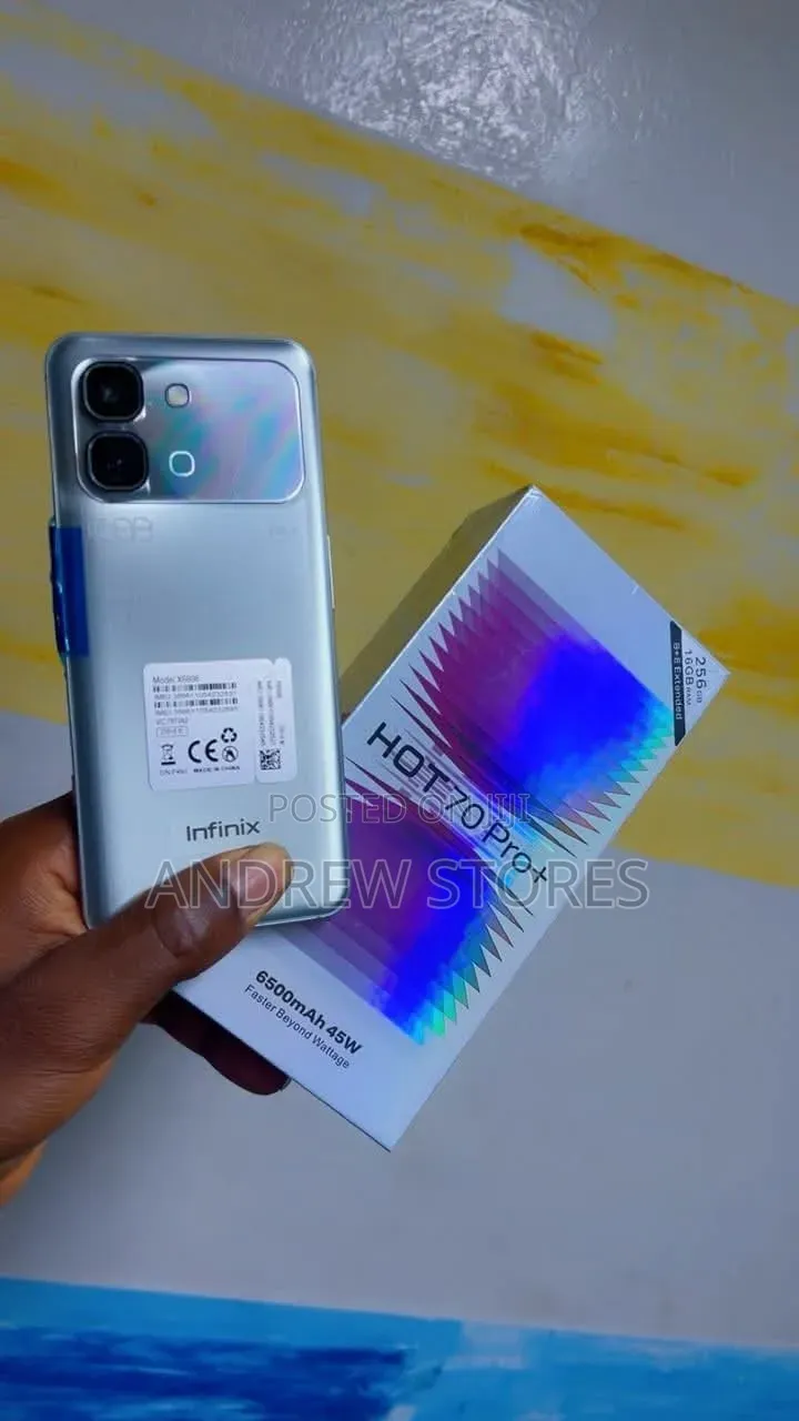 New Infinix Hot 70 Pro 5G+ 256 GB Black