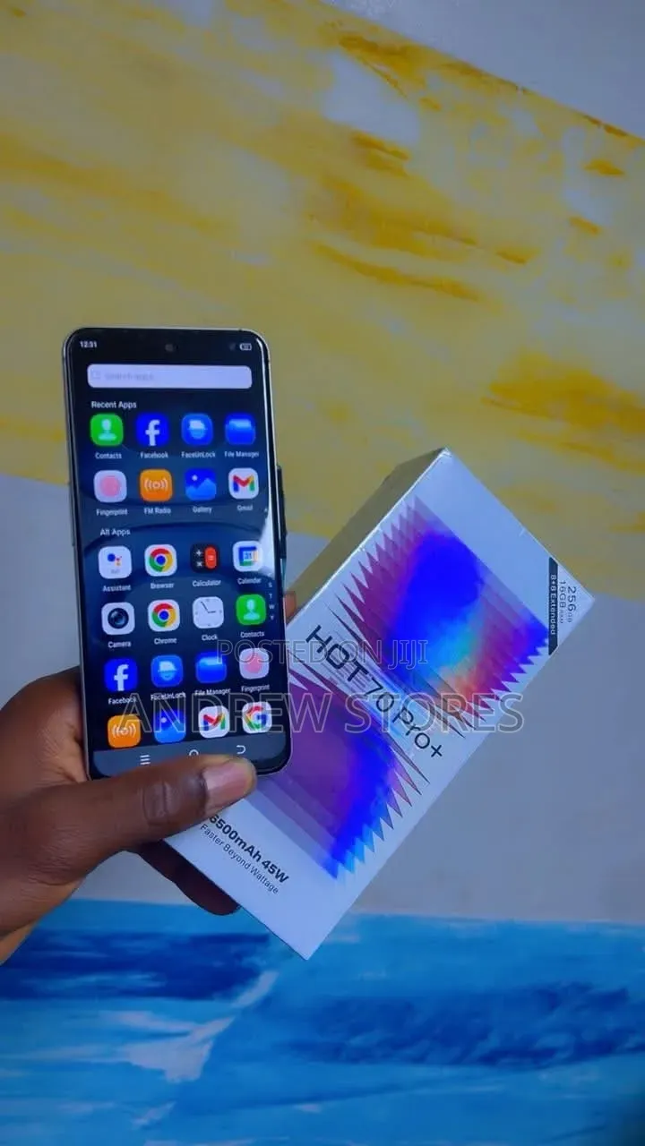 New Infinix Hot 70 Pro 5G+ 256 GB Black