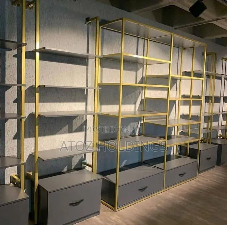 Boutique/Cosmetics/Shop Shelves Set Up Cabinetry Customization