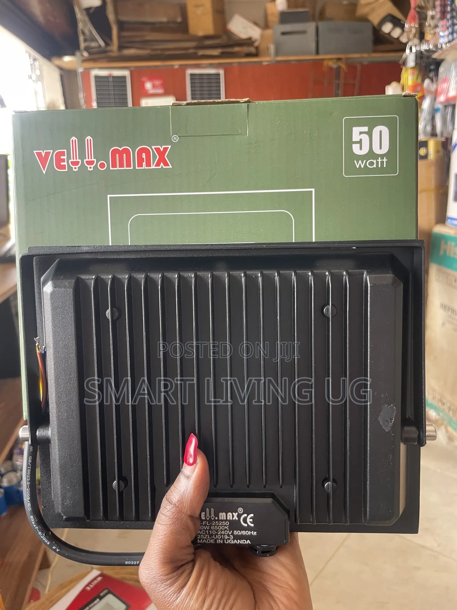 50W Velmax LED Floodlight – Bright Outdoor Security Light