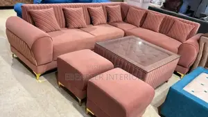 Elegant Modern-Luxury L -Sofa Set