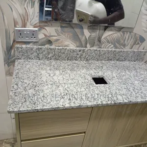 C White Granite Bathroom Tops