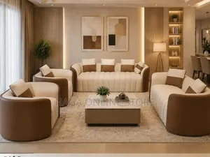 Oval Shaped Sofa 3+2+1+1