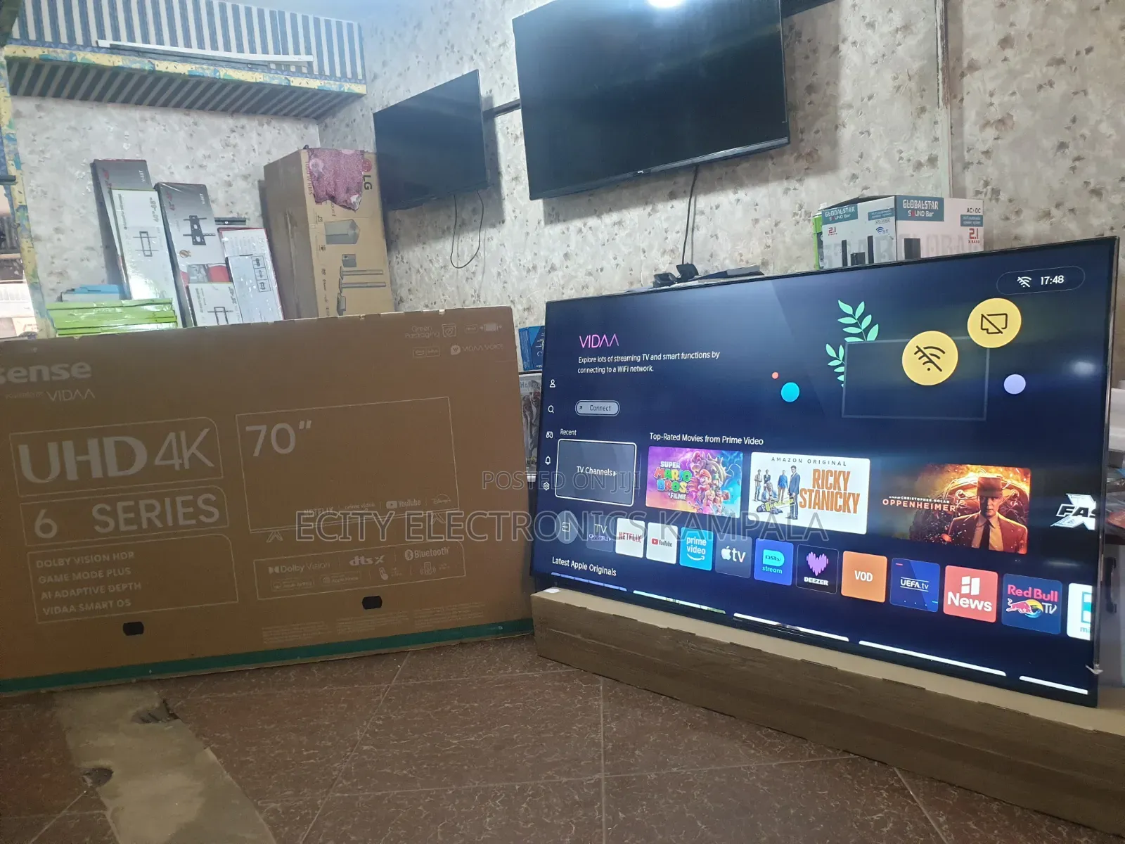 Boxed 70" Hisense