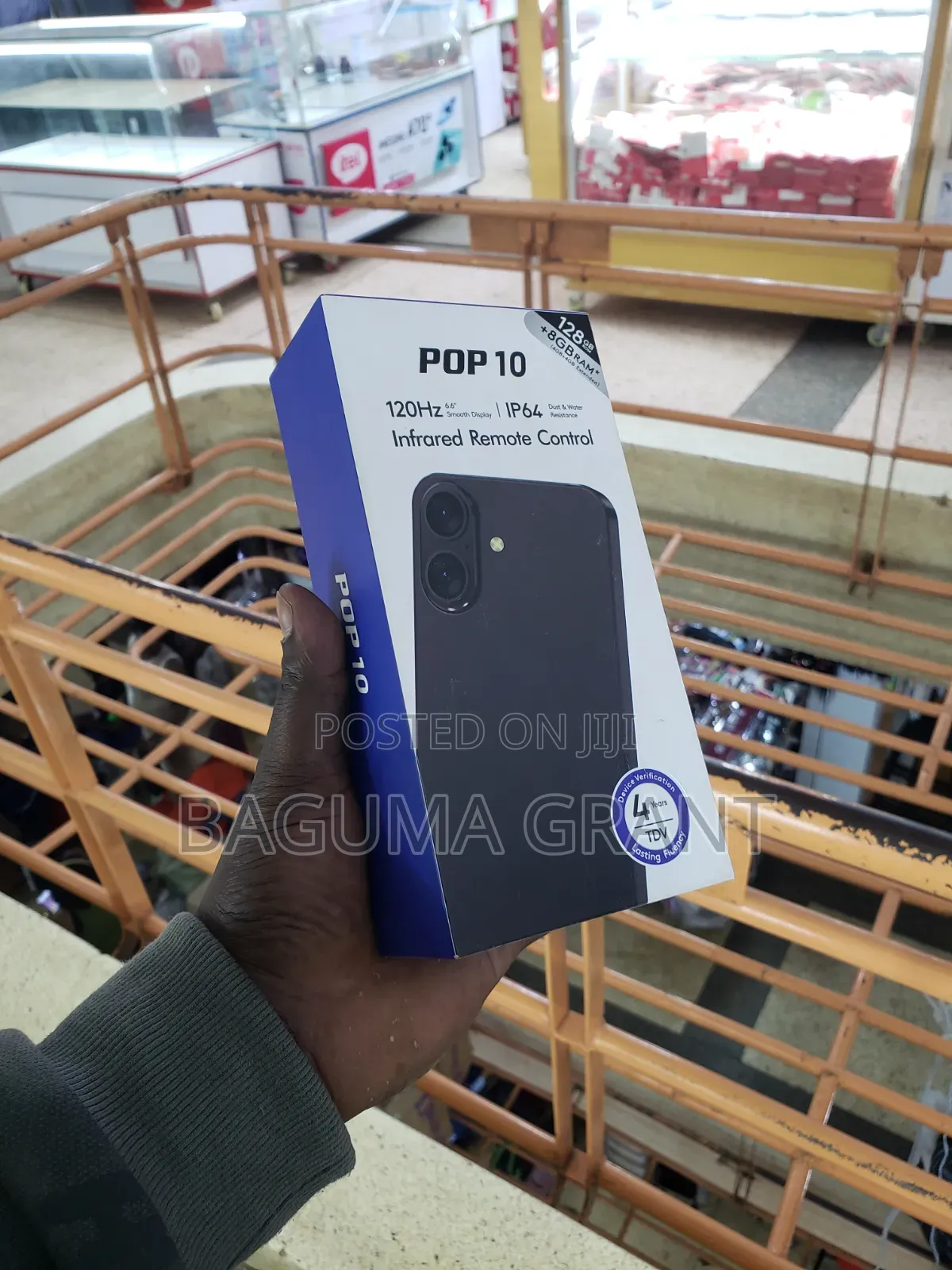 New Tecno Pop 10 128 GB Black