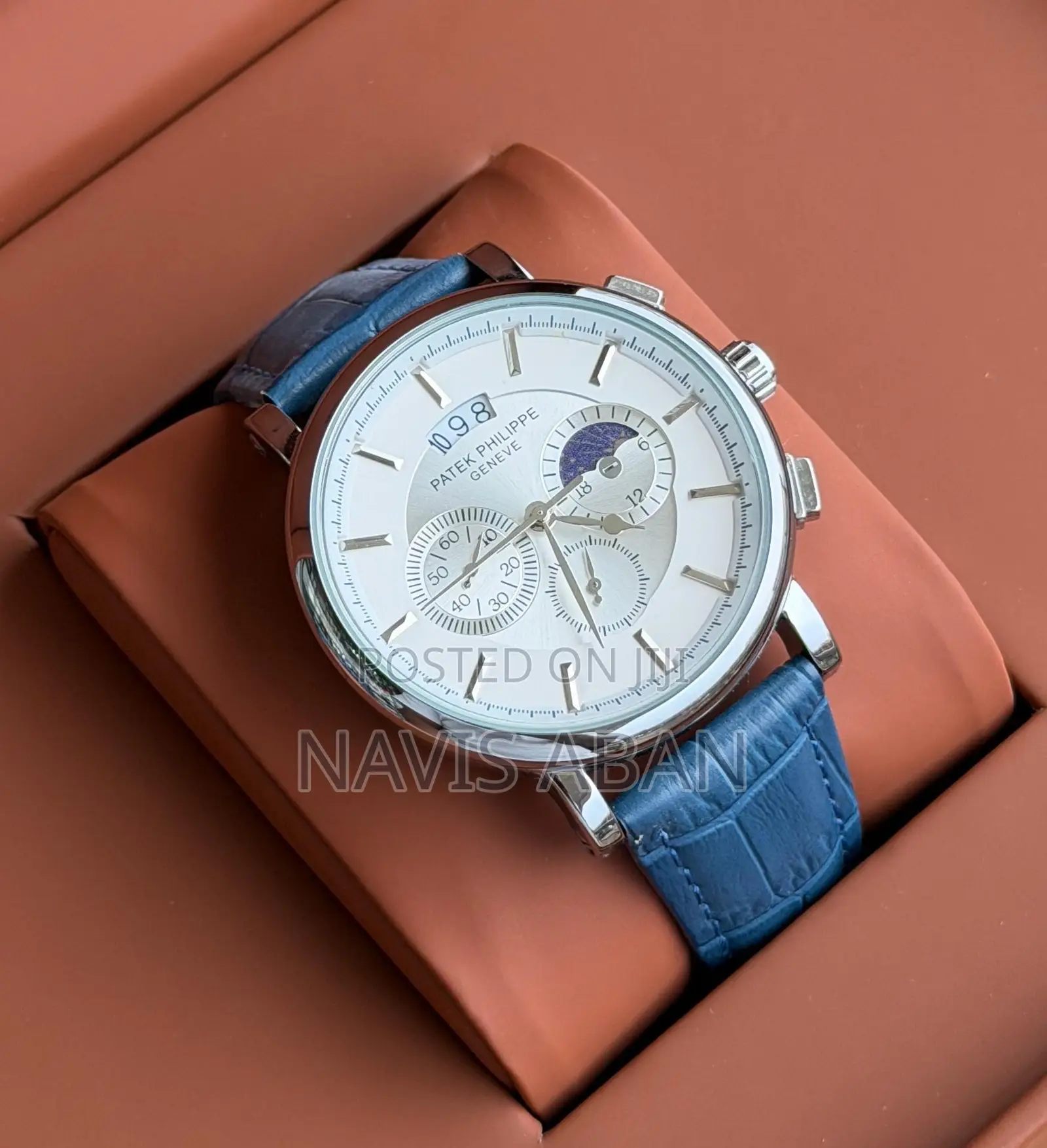 Patek Phillippe Chrono Leather Watch