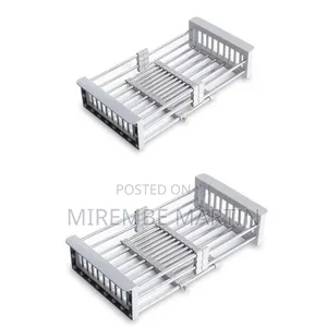 Versatile Retractable Over-the-Sink Dish Drying Rack