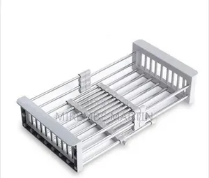 Versatile Retractable Over-the-Sink Dish Drying Rack