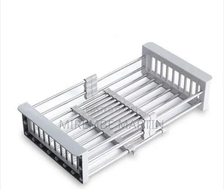 Versatile Retractable Over-the-Sink Dish Drying Rack