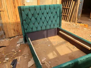 Well Designed L Sofa Set Dark Blue in Colour With a Single Kabin