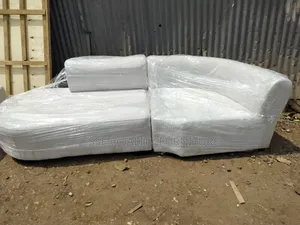 Luxurious White Cornered Sofa