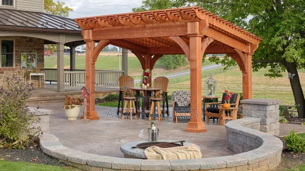 Pergolas/Pure Wooden Pergola Set-Up From 400,000/- Per Square Meter