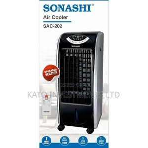 Sonashi Air Cooler 2 Ice Boxes, 6L, 3 Wind Speeds, Remote - SAC-202
