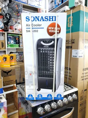 Sonashi Air Cooler 2 Ice Boxes, 6L, 3 Wind Speeds, Remote - SAC-202