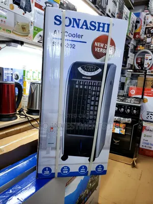Sonashi Air Cooler 2 Ice Boxes, 6L, 3 Wind Speeds, Remote - SAC-202