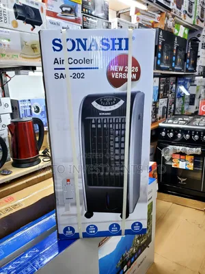 Sonashi Air Cooler 2 Ice Boxes, 6L, 3 Wind Speeds, Remote - SAC-202