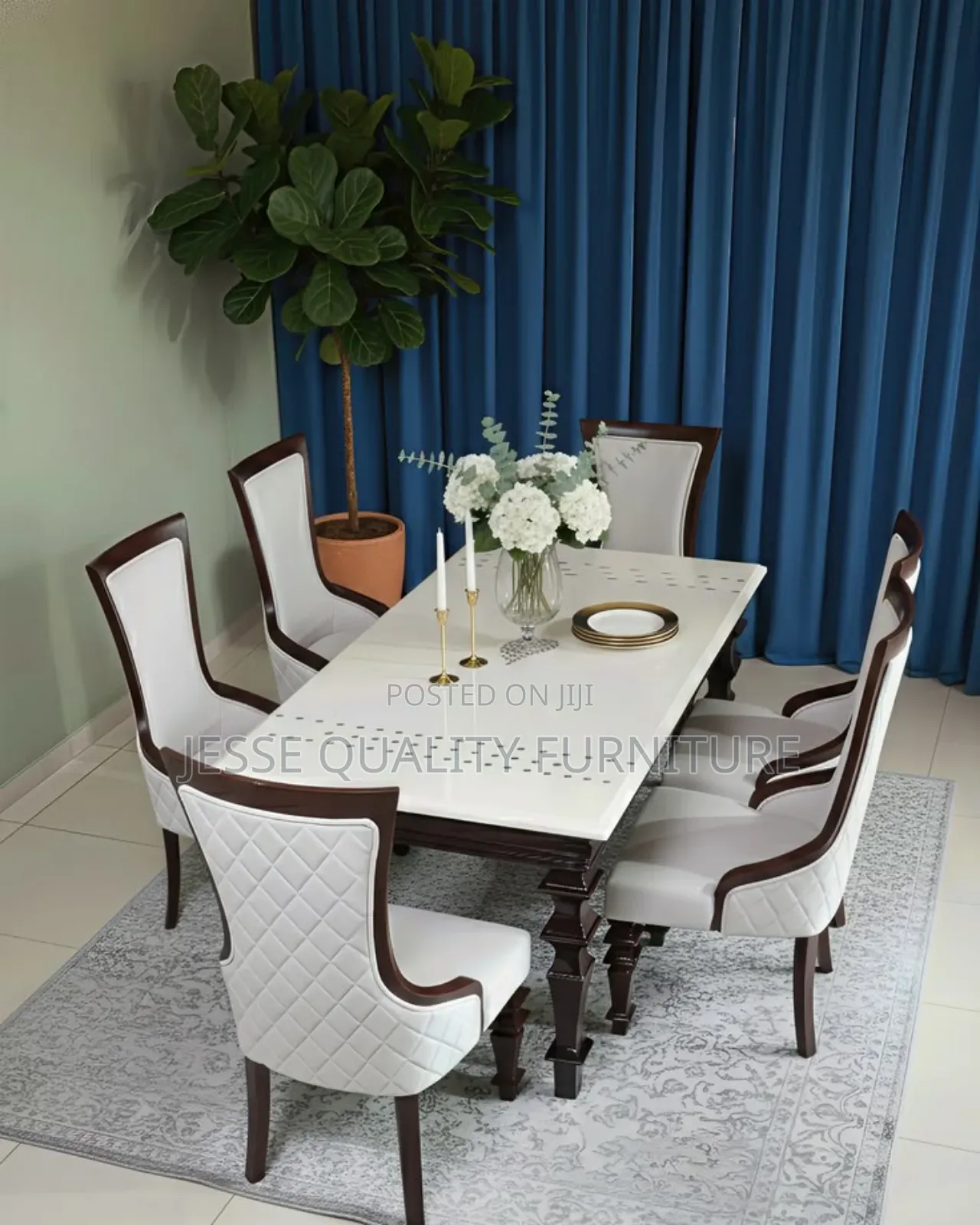 Lavish Six Seater Tailored Die Back