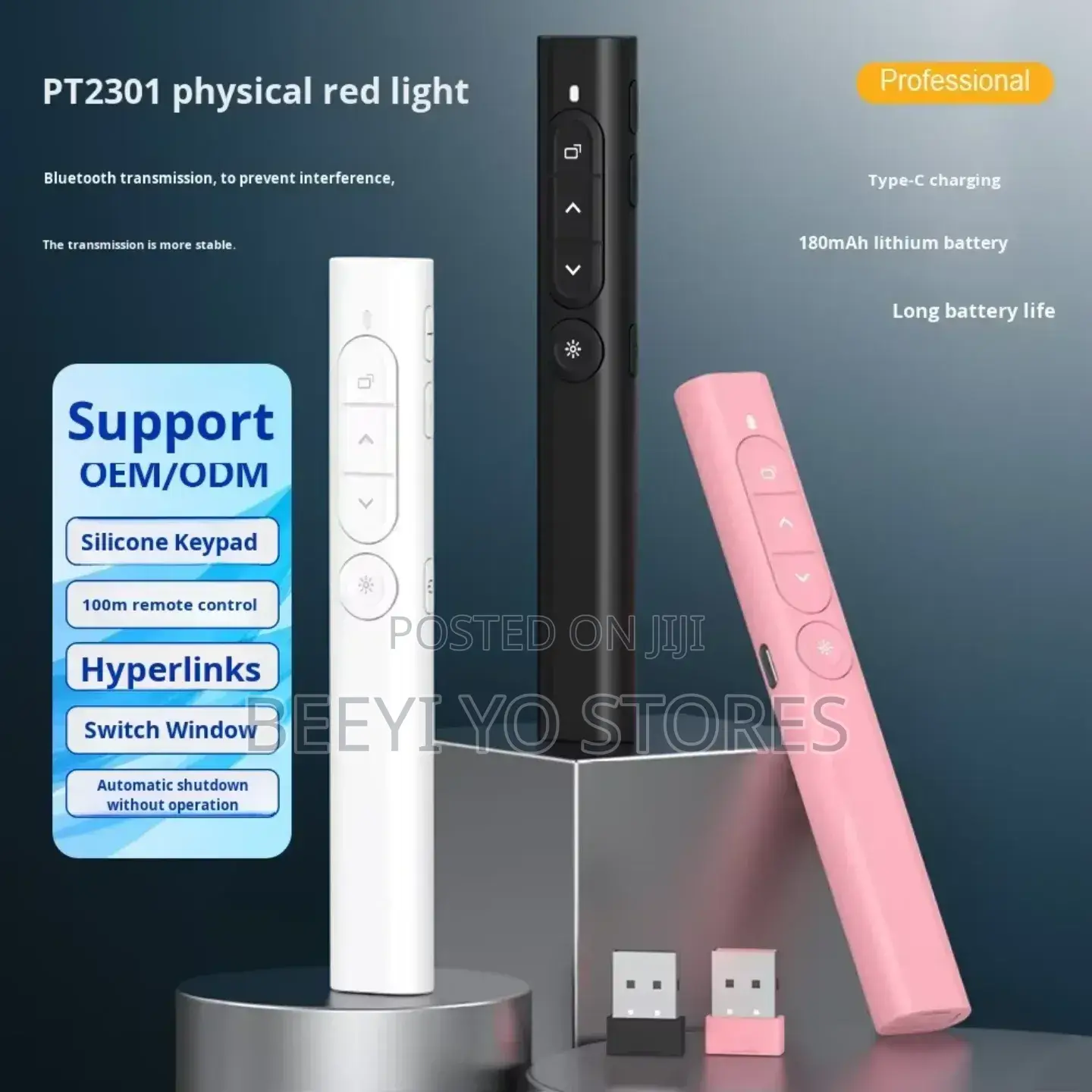 Wireless Presentation Pointer and Laser Clicker