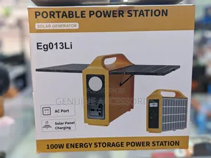 EG-013Lİ 100W Portable Power Station With 2 Solar Panels