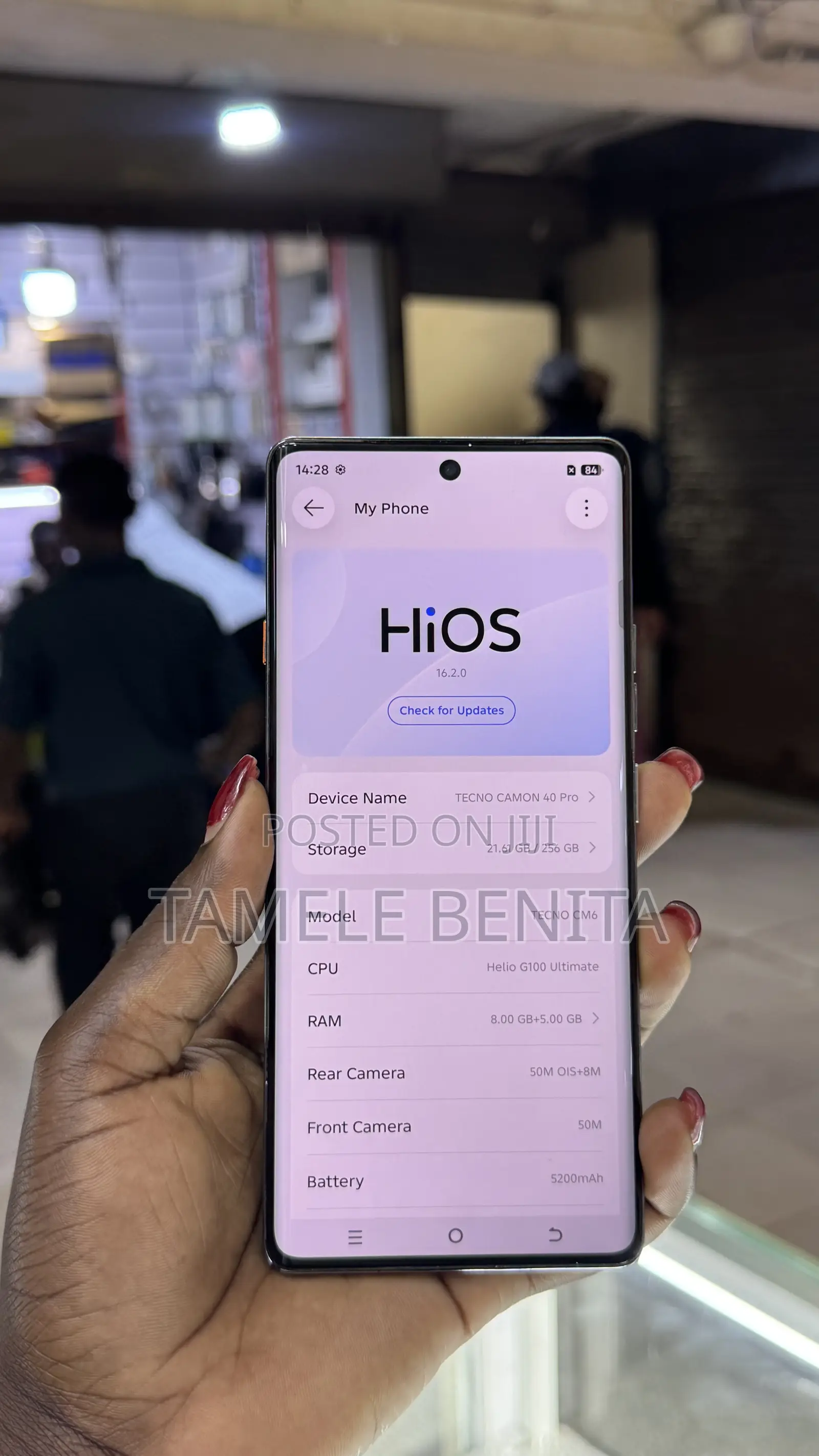 Tecno Camon 40 256 GB Blue