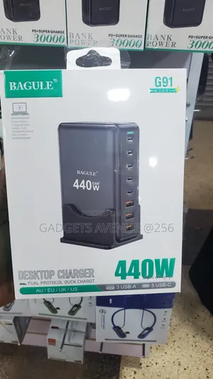 Desktop Charger 8-Port GaN Fast-Charging Station