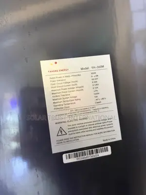 350Watts Solar Panel Mono Crystalline