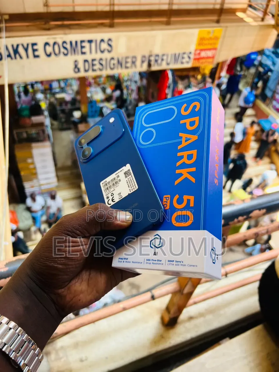 New Tecno Spark 50 Pro 256 GB Blue