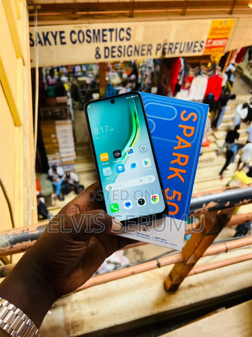 New Tecno Spark 50 Pro 256 GB Blue
