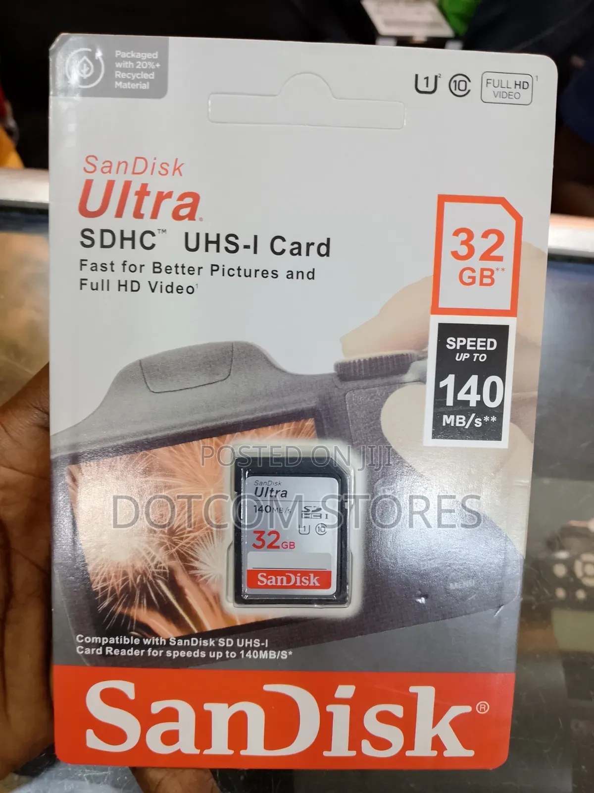 32gb Sandisk Extreme Pro SDHC Uhs-I Memory Card