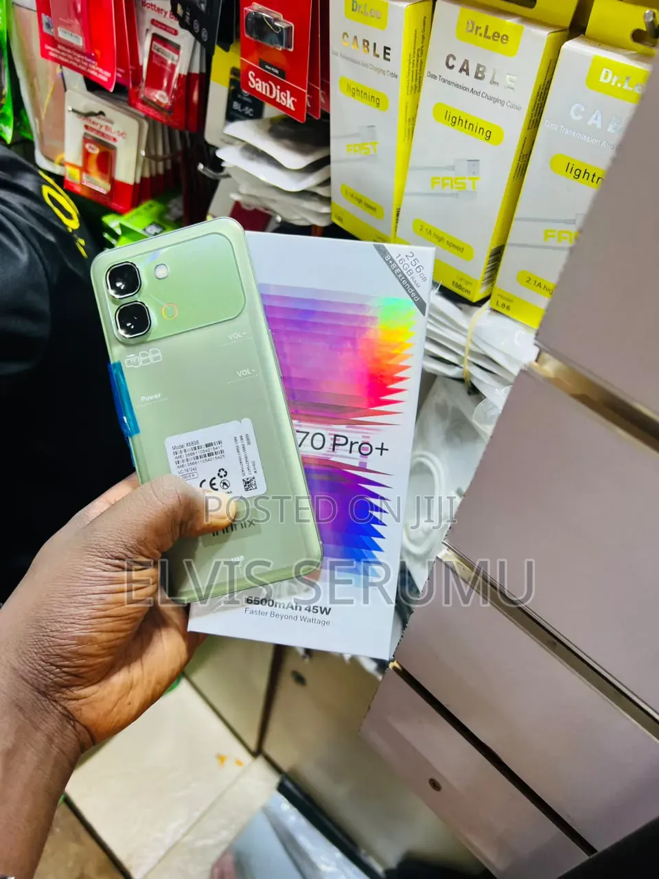 New Infinix Hot 70 Pro 5G+ 256 GB Green