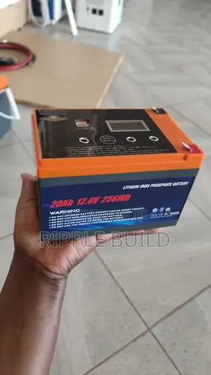 12V 20Ah LiFePO4 Lithium Battery 256Wh Solar Backup