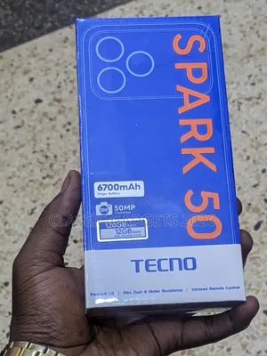 New Tecno Spark 50 128 GB White